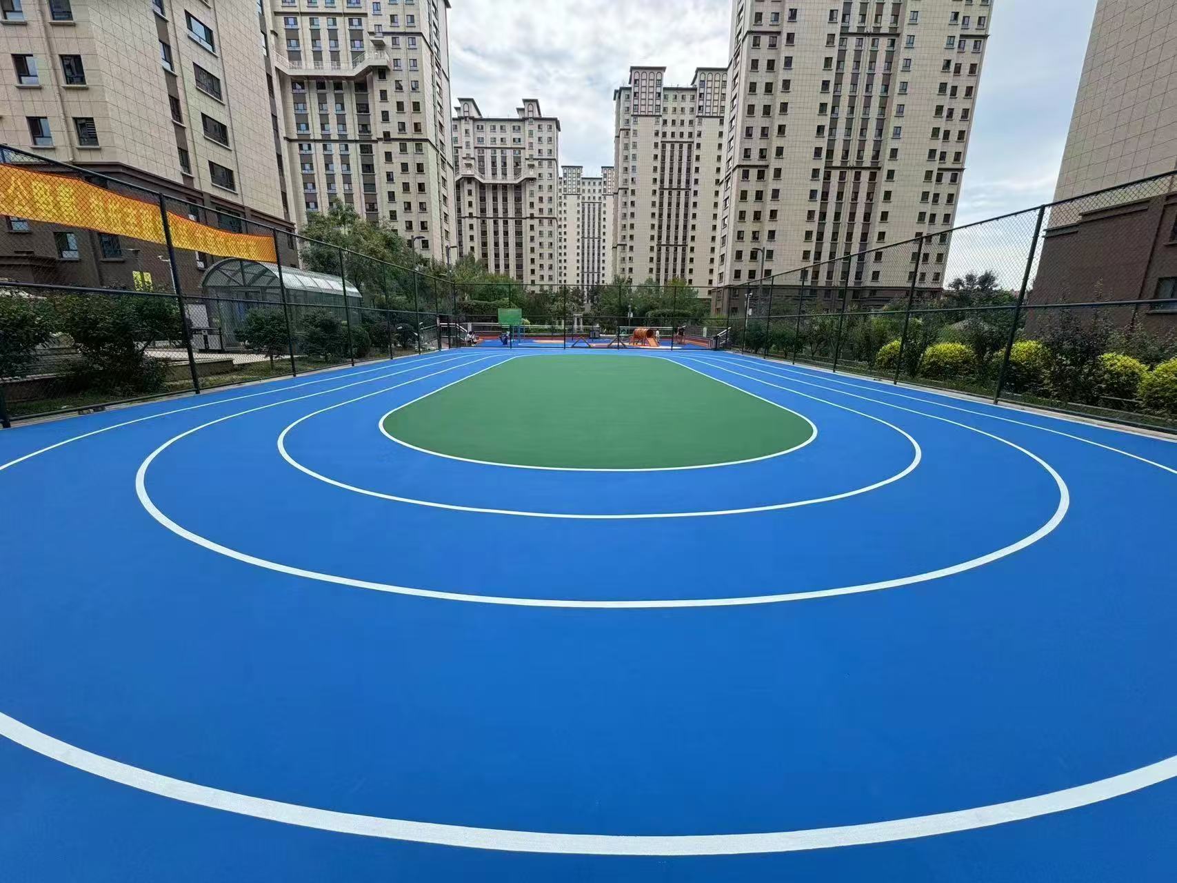 景德镇市学校塑胶跑道自结纹塑胶跑道 - 方案