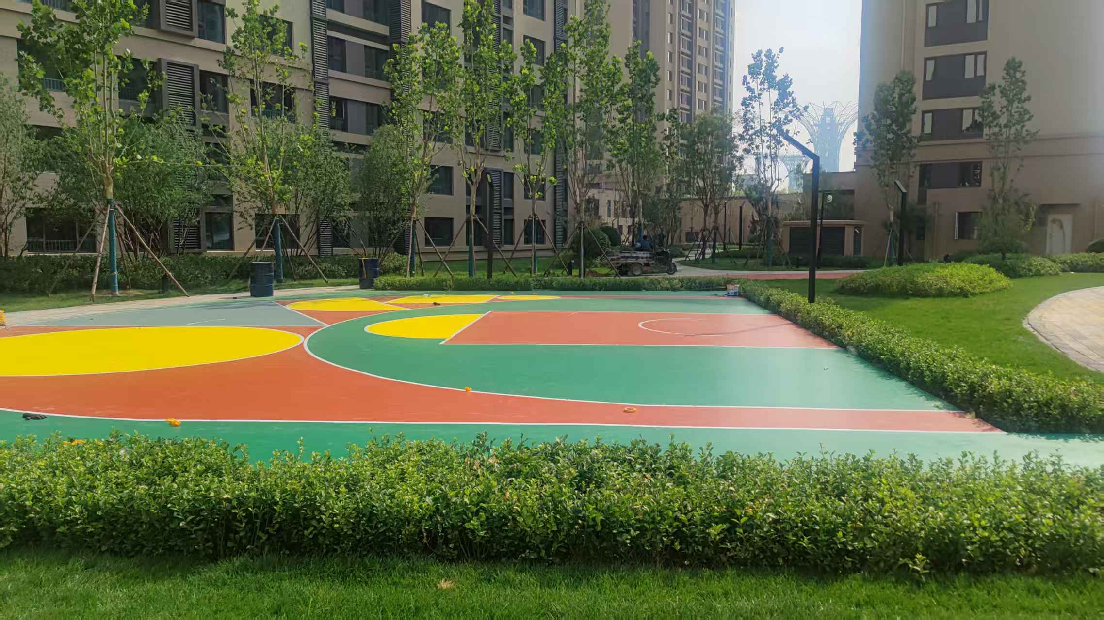 景德镇市人造草坪塑胶地面 - 一站式服务